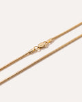 17.5" (45cm) Gold Plated Snake Chain