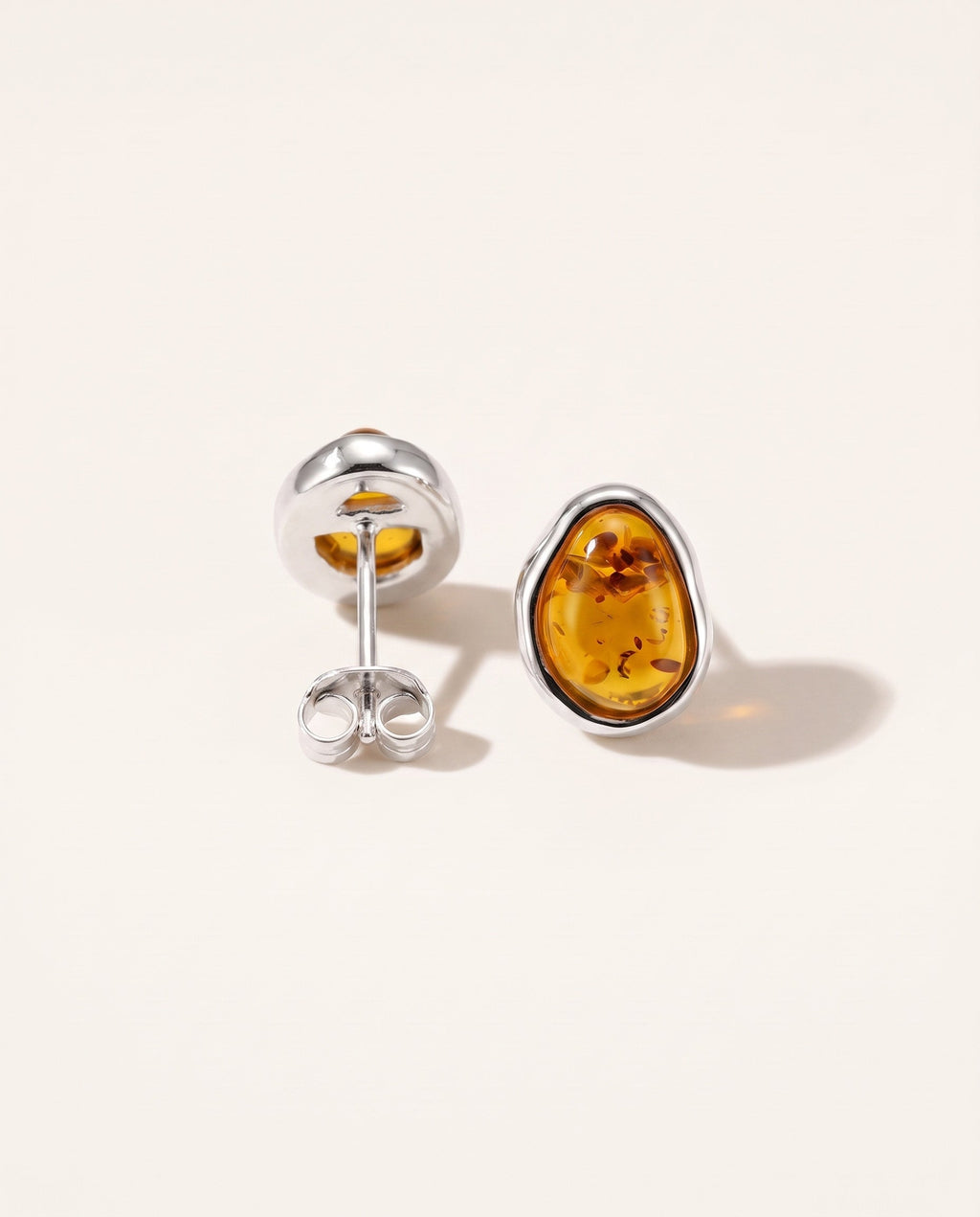 Amber ELEMENTS Stud Earrings