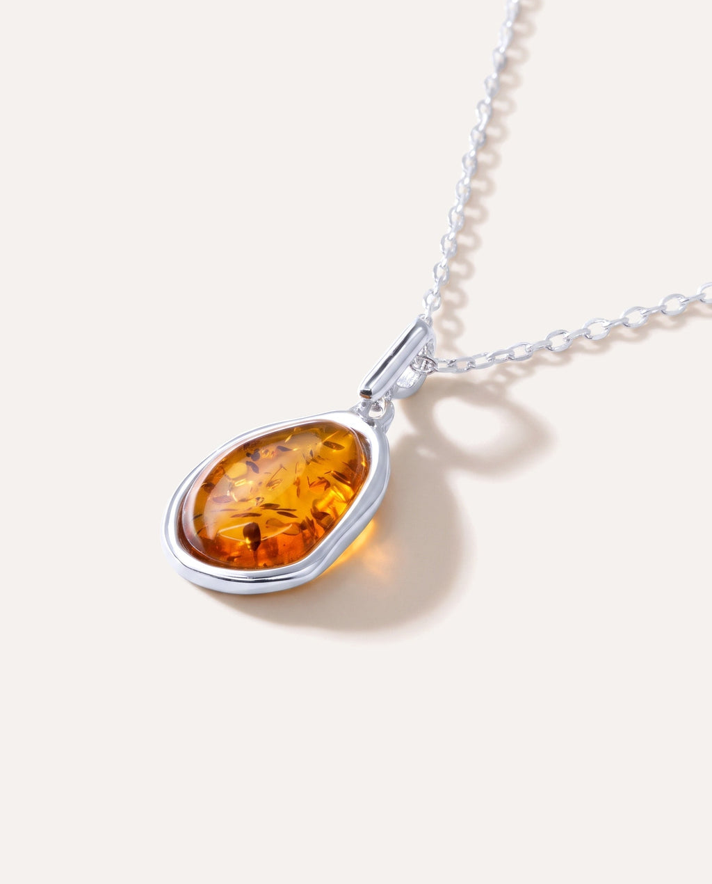 Amber ELEMENT Pendant Necklace