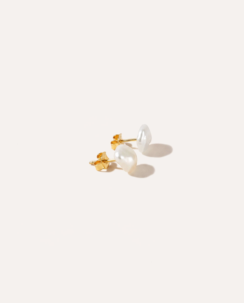 Freshwater Baroque Pearl Stud Earrings