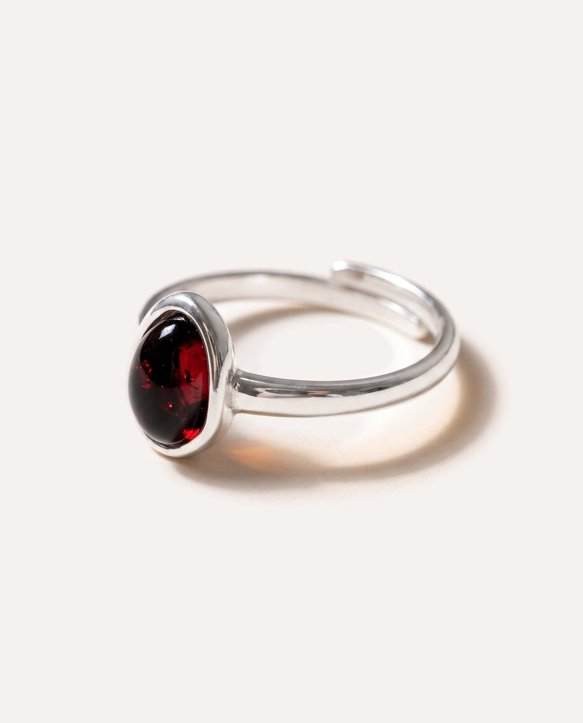 Cherry Amber ELEMENT Stacking Ring